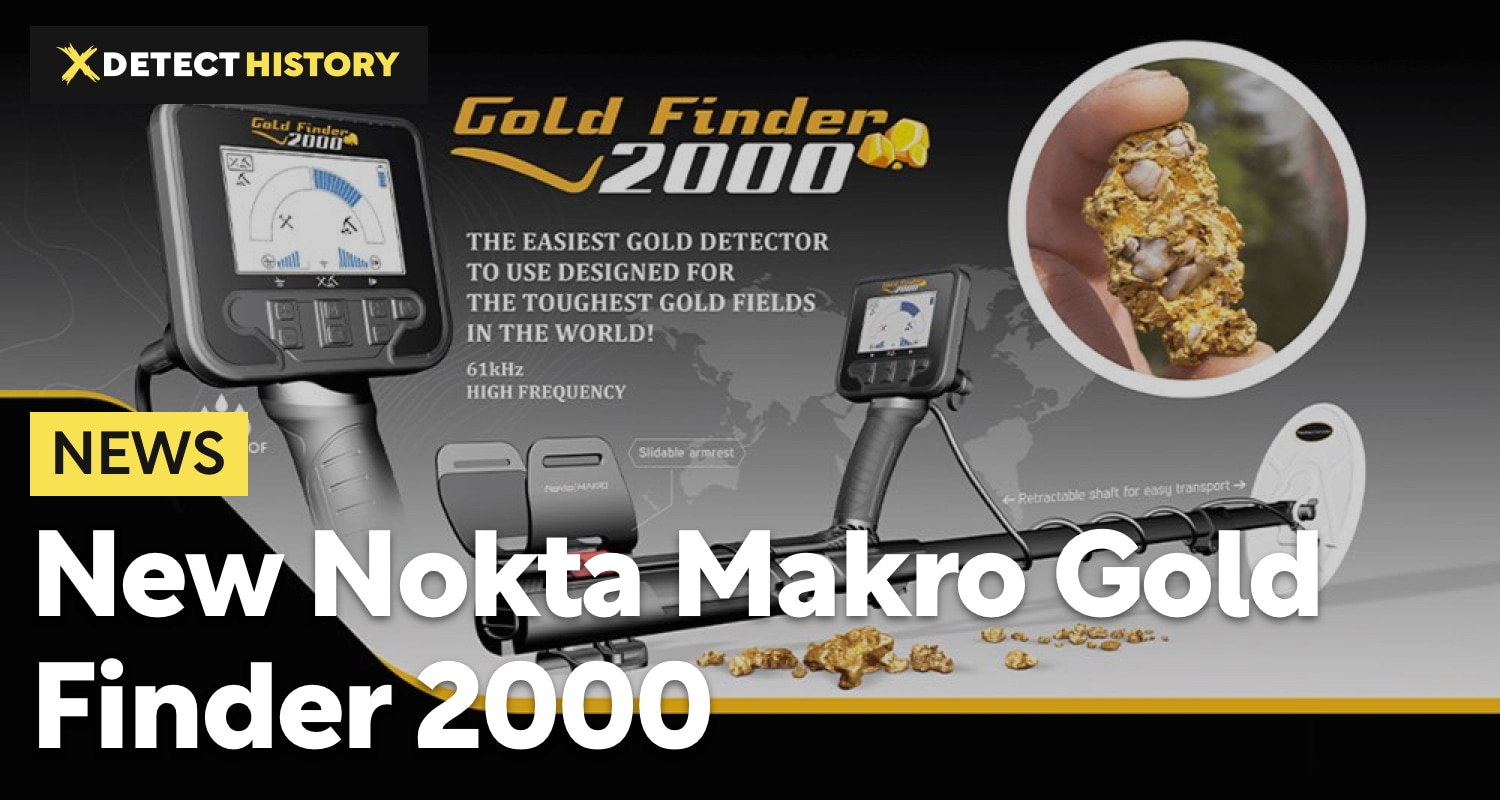 Новый металлоискатель Nokta Makro Gold Finder 2000