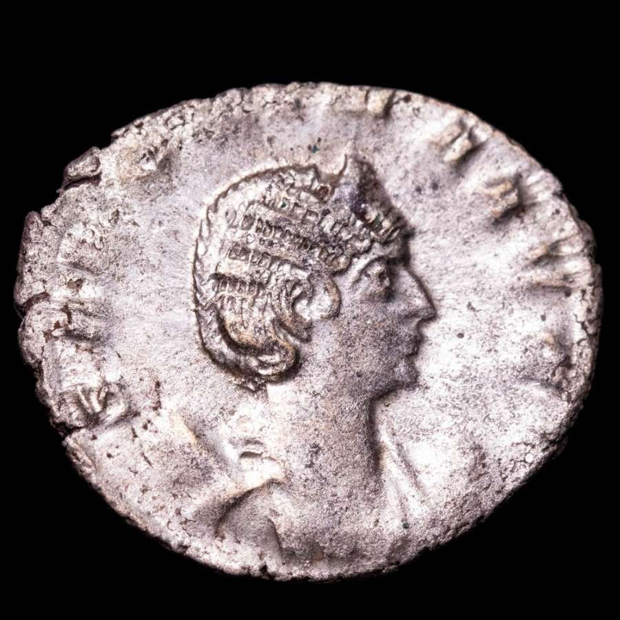 Римская империя. Салонина (Августа, 254–268 гг. н.э.). Мята Antoninianus Mediolanum (Милан). 266 г. н. э. AVG IN PACE (без резервной цены) # 1.1