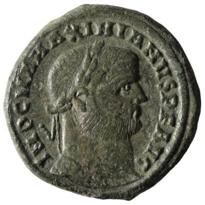 Римская империя. Максимиан (286–305 гг. н. э.). Follis 300 AD — Александрийский монетный двор (без резервной цены) № 1.1