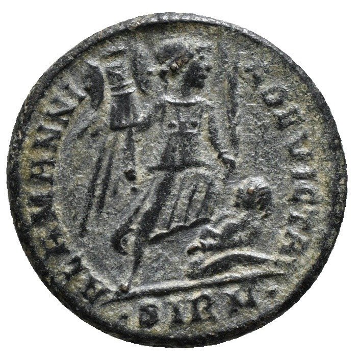 Римская империя. Константин II (337–340 гг. н. э.). Выпуск Follis Alemania Devicta (без резервной цены) №1.1