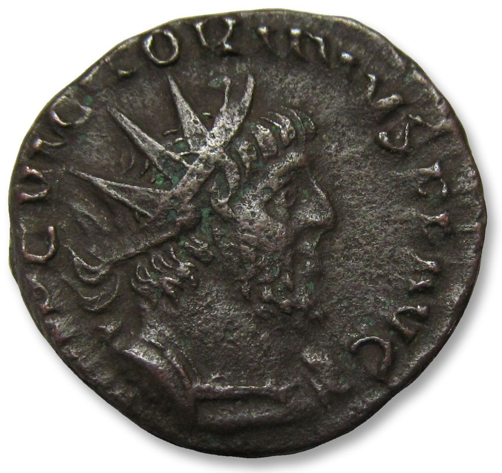 Римская империя. Викторин (269–271 гг. н.э.). Мятный двор Antoninianus Colonia Agrippenensis (Кёльн), 269-271 гг. н. э. — SALVS AVG, реверс — № 1.1