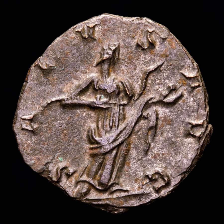 Римская империя. Викторин (269–271 гг. н. э.). Посеребренная бронза antoninianus Colonia Agrippinensis 269-270 гг. н.э. SALVS AVG (без резервной цены) № 1.1