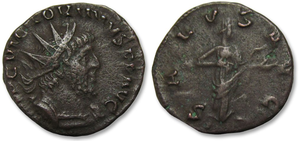 Римская империя. Викторин (269–271 гг. н.э.). Мятный двор Antoninianus Colonia Agrippenensis (Кёльн), 269-271 гг. н. э. — SALVS AVG, реверс — № 2.1