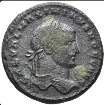 Римская империя. Максимиан (286–305 гг. н. э.). Follis Cyzicus (без резервной цены) #1.1