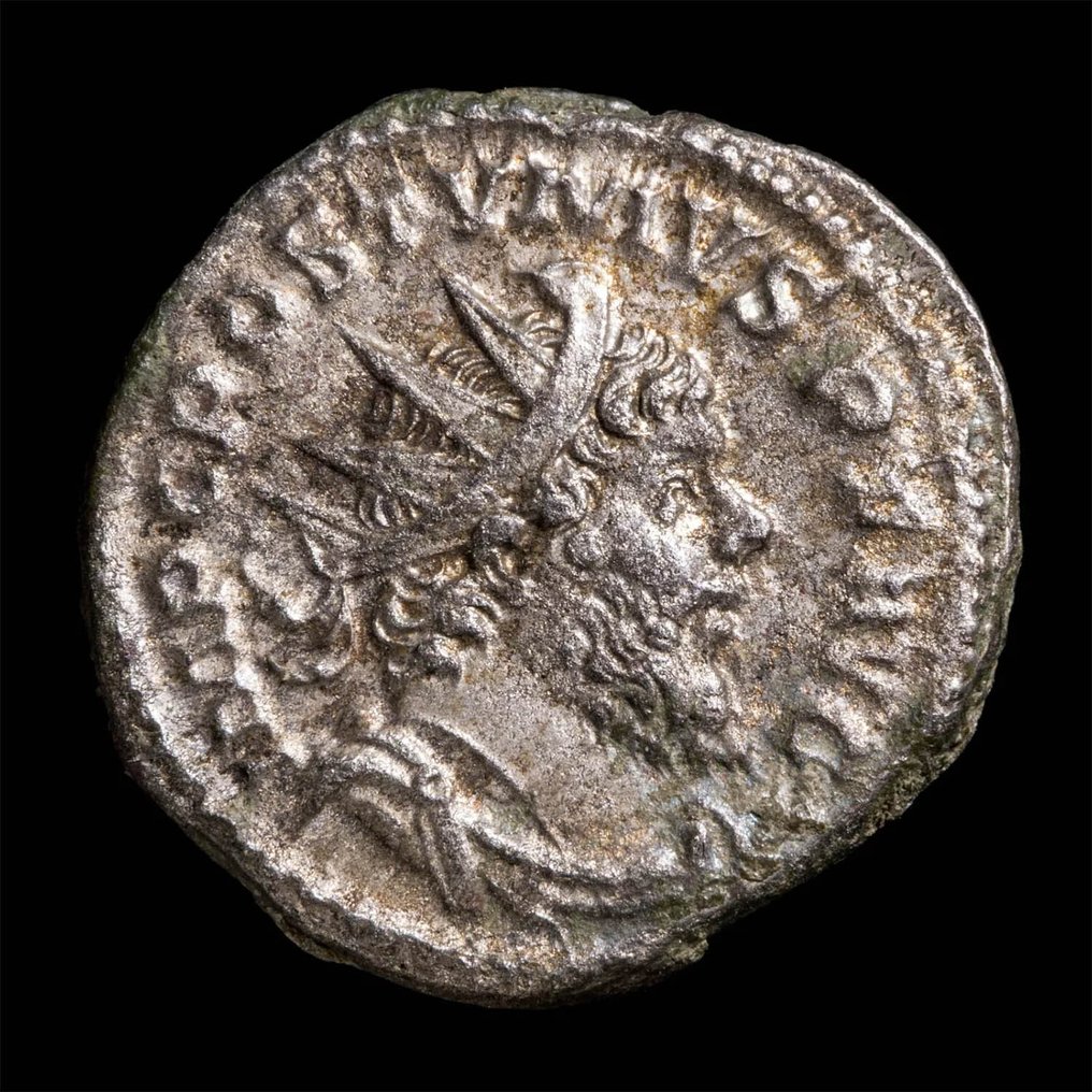 Римская империя. Постум (260–269 гг. н.э.). Посеребренный Antoninianus ORIENS AVG (без резервной цены) #1.1