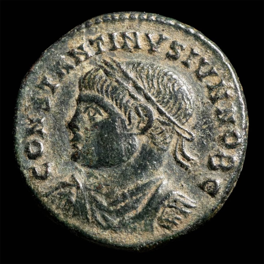 Римская империя. Константин II, Цезарь, 316–337 гг. н.э. Centenionalis PROVIDENTIAE CAESS, Арль (без резервной цены) № 1.1