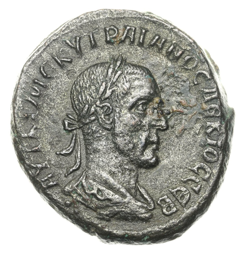 Римская империя, Селевкида и Пиерия. Траян Деций (249–251 гг. н.э.). Тетрадрахма Антиохия ад Оронтем 251 г. н.э. / Приёр 570 (R3); Очень редко!  (Без резервной цены) #1.1