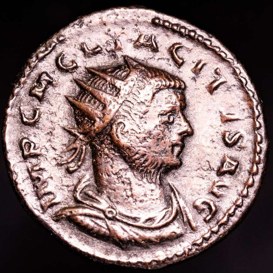 Римская империя. Тацит (275–276 гг. н. э.). Монетный двор Антониниан Антиохийский, январь-июнь 276 г. CLEMENTIA TEMP / B/XXI (без резервной цены) #1.1