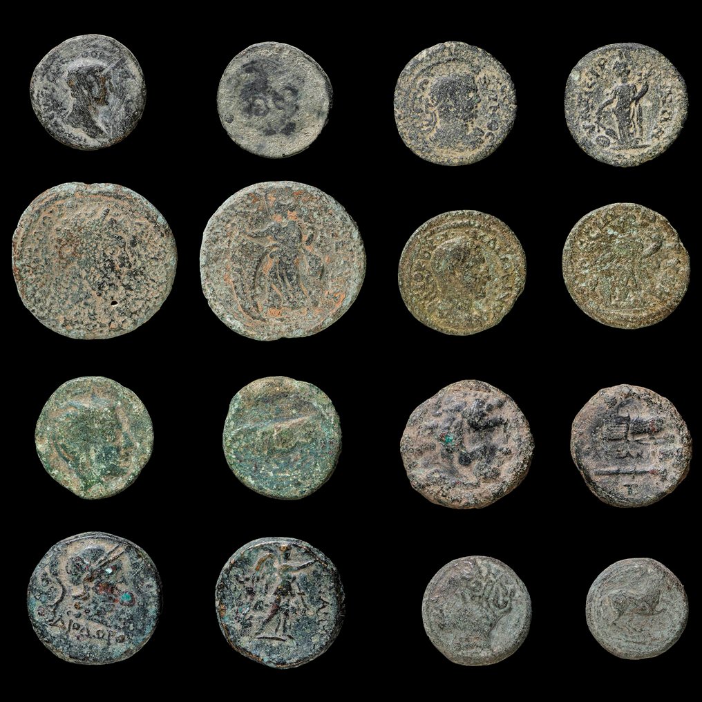 Греция (древняя), Римская империя (провинциальная). Лот 8 монет (без резервной цены) #1.1