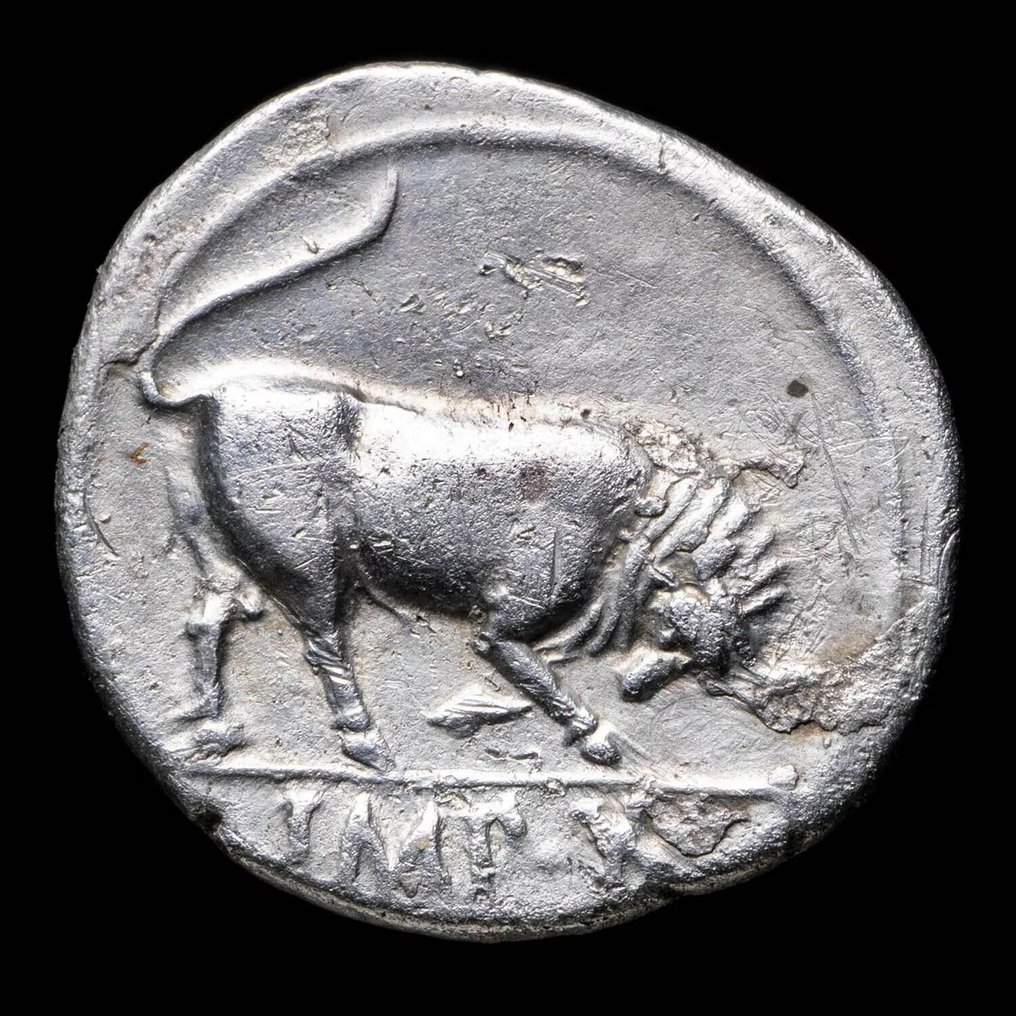 Римская империя. Август (27 г. до н. э. — 14 г. н. э.). Денарий IMP XII, Лугдунум (без резервной цены) № 1.1