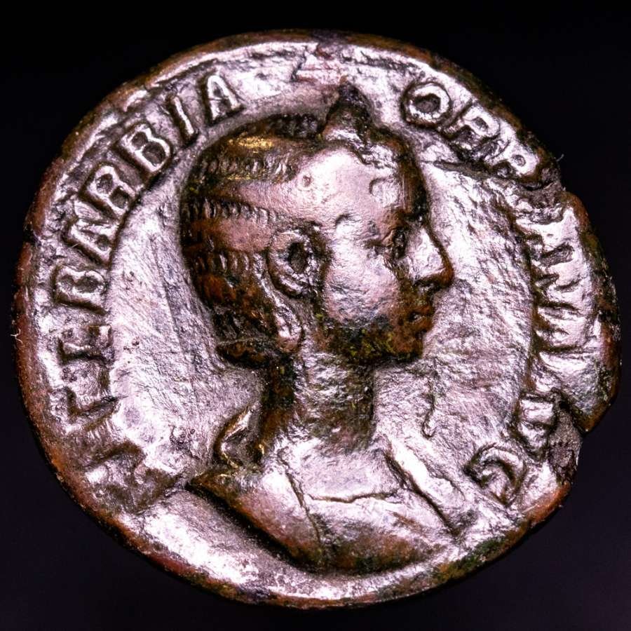 Римская империя. Орбиана (Августа, 225–227 гг. н. э.). Отчеканено в Риме, 225–227 гг. н.э. CONCORDIA AVGVSTORVM (без резервной цены) #1.1