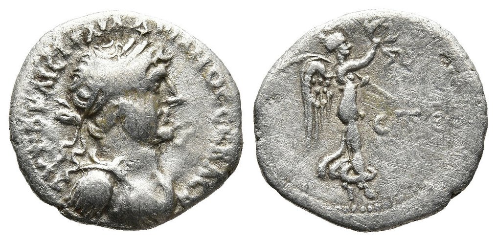 Римская империя (провинциальная). Адриан (117-138 гг. н.э.). Гемидрахма Каппадокия, Кесария (без резервной цены) #1.1