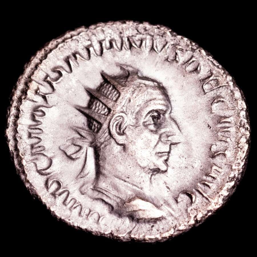 Римская империя. Траян Деций (249–251 гг. н.э.). Антониниан Римский монетный двор. GENIVS EXERC ILLVRICIANI (без резервной цены) #1.1
