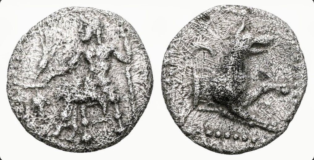ЛИКАОНИЯ.Ларанда.(Около 324-323 гг. до н.э.).Обол.. Обол (Без резервной цены) #2.1