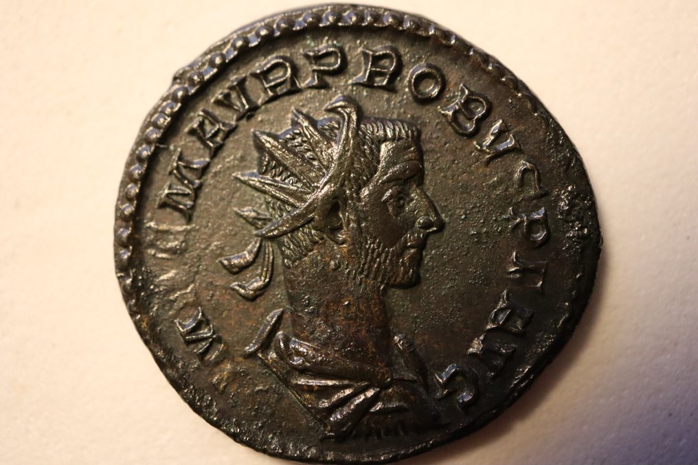 Римская империя. Проб (276–282 гг. н.э.). Antoninianus Lugdunum - MARS VICTOR (без резервной цены) #1.1