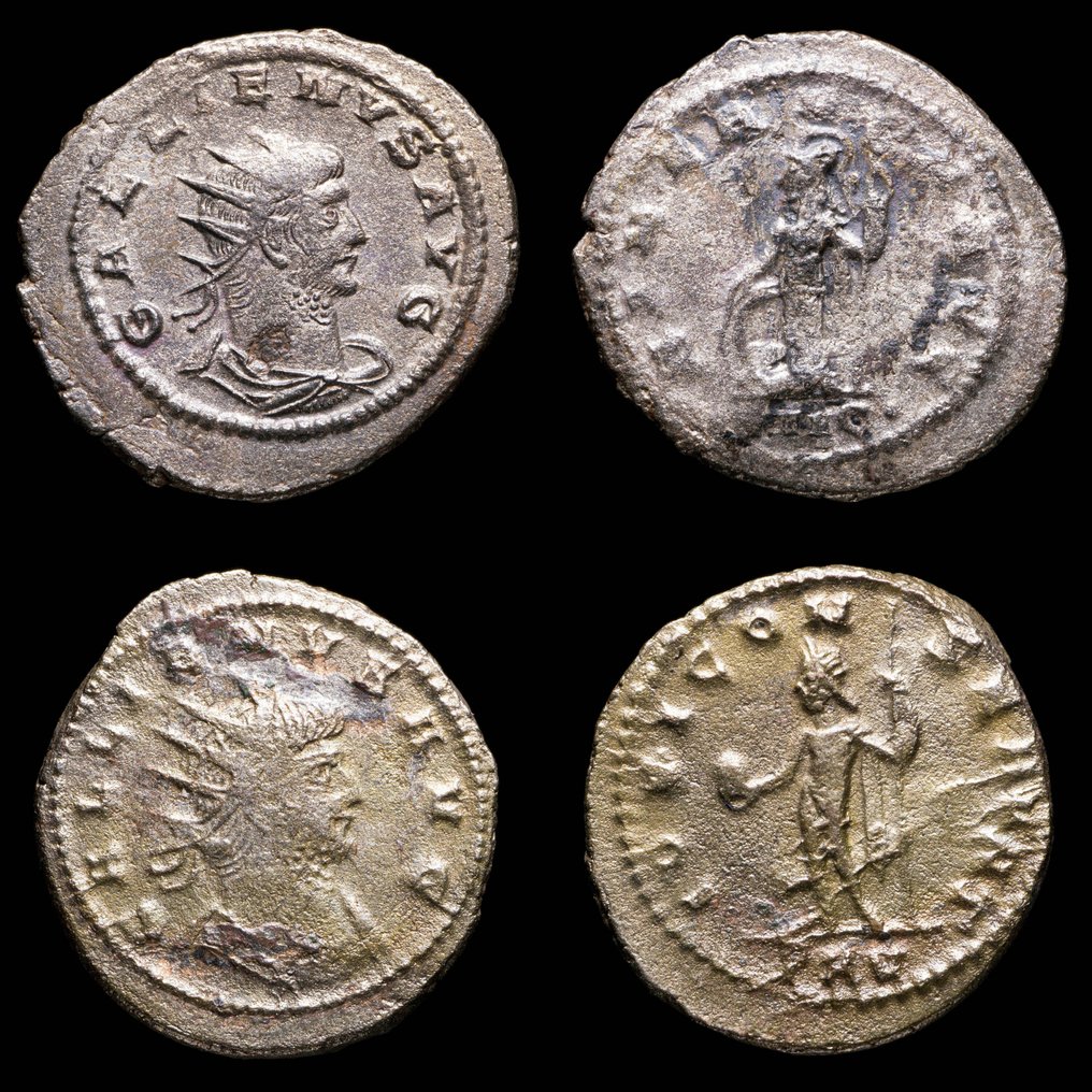 Римская империя. Клавдий Готский (268–270 гг. н. э.). Antoninianus Lote de 2 monedas (без резервной цены) #1.1