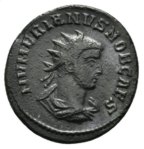 Римская империя. Нумериан (283–284 гг. н.э.). Antoninianus Strahlenbüste Numerian nach rechts, Kaiser empfängt Victory von Jupiter (без резервной цены) # 1.1