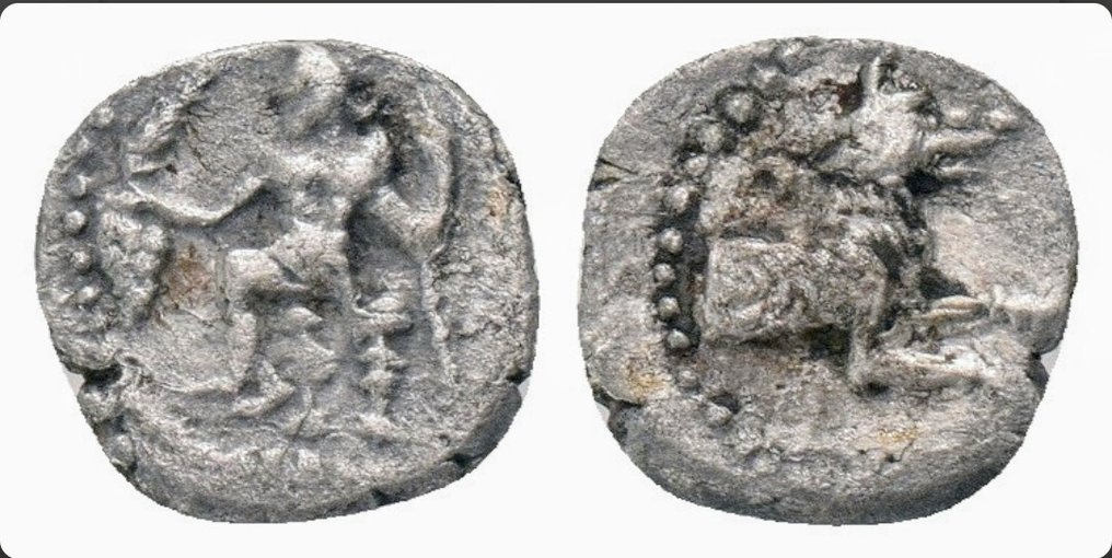 Ликаония, Ларанда. Оболь около 324-323 гг. до н.э. (Без резервной цены) #2.1