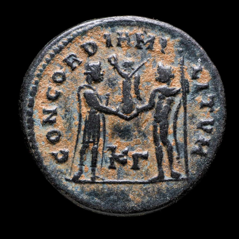 Римская империя. Диоклетиан (284-305 гг. н.э.). Centenionalis CONCORDIA MILITVM (Без резервной цены) #2.1