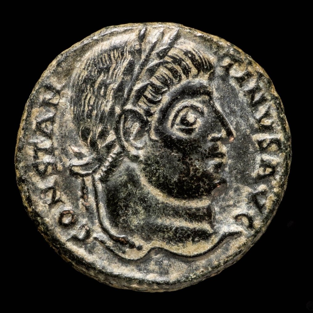 Римская империя. Константин I (306–337 гг. н.э.). Centenionalis DN CONSTANTINI MAX AVGVOT XX, Siscia (без резервной цены) #1.1