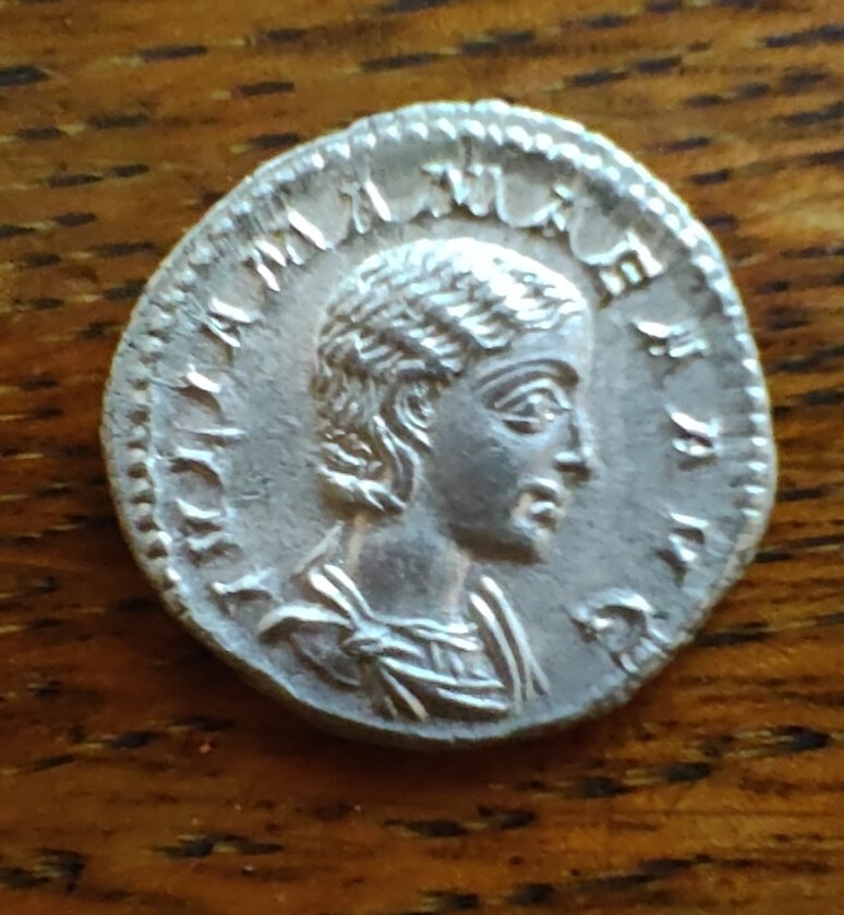 Римская империя. Юлия Мамая (Августа, 222–235 гг. н.э.). Денарий (без резервной цены) #2.1