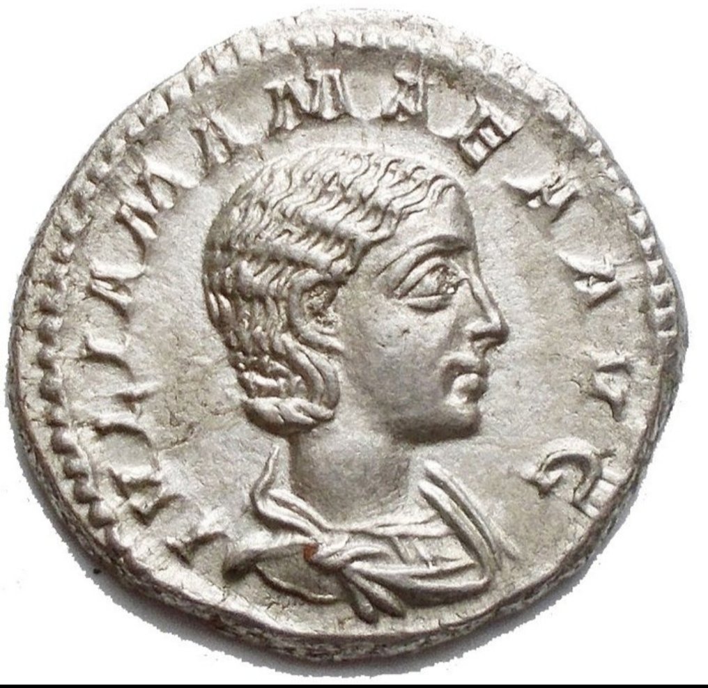 Римская империя. Юлия Мамая (Августа, 222–235 гг. н.э.). Денарий (без резервной цены) #1.1