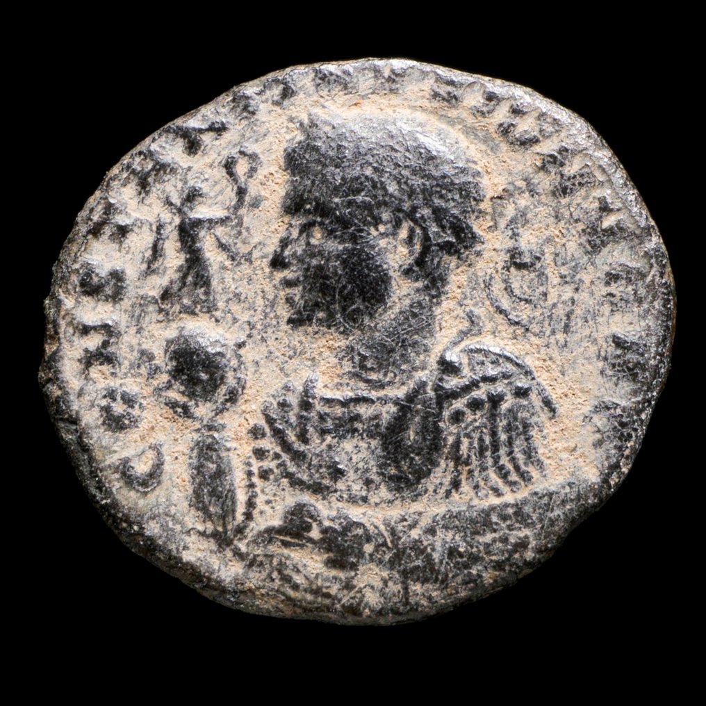 Римская империя. Константин II, Цезарь, 316–337 гг. н.э. Centenionalis BEATA TRANQVILLITAS, Трир (без резервной цены) #1.1