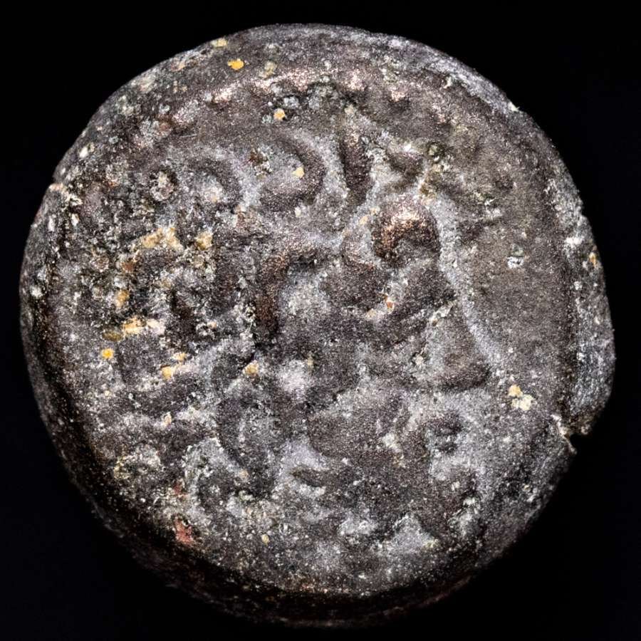 Царство Птолемеев. Птолемей III Эвергет (246-222 до н. э.). Æ15 Монетный двор Тира. BAΣIΛEΩΣ ΠTOΛEMAIOY, Орел (без резервной цены) #1.1