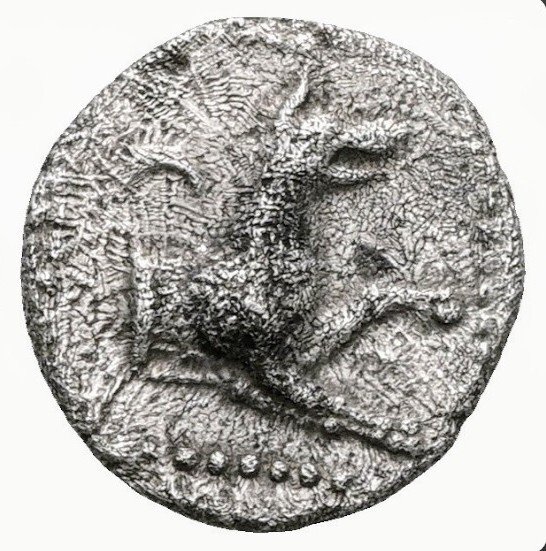 ЛИКАОНИЯ.Ларанда.(Около 324-323 до н.э.).Обол.. Обол (Без резервной цены) #1.1