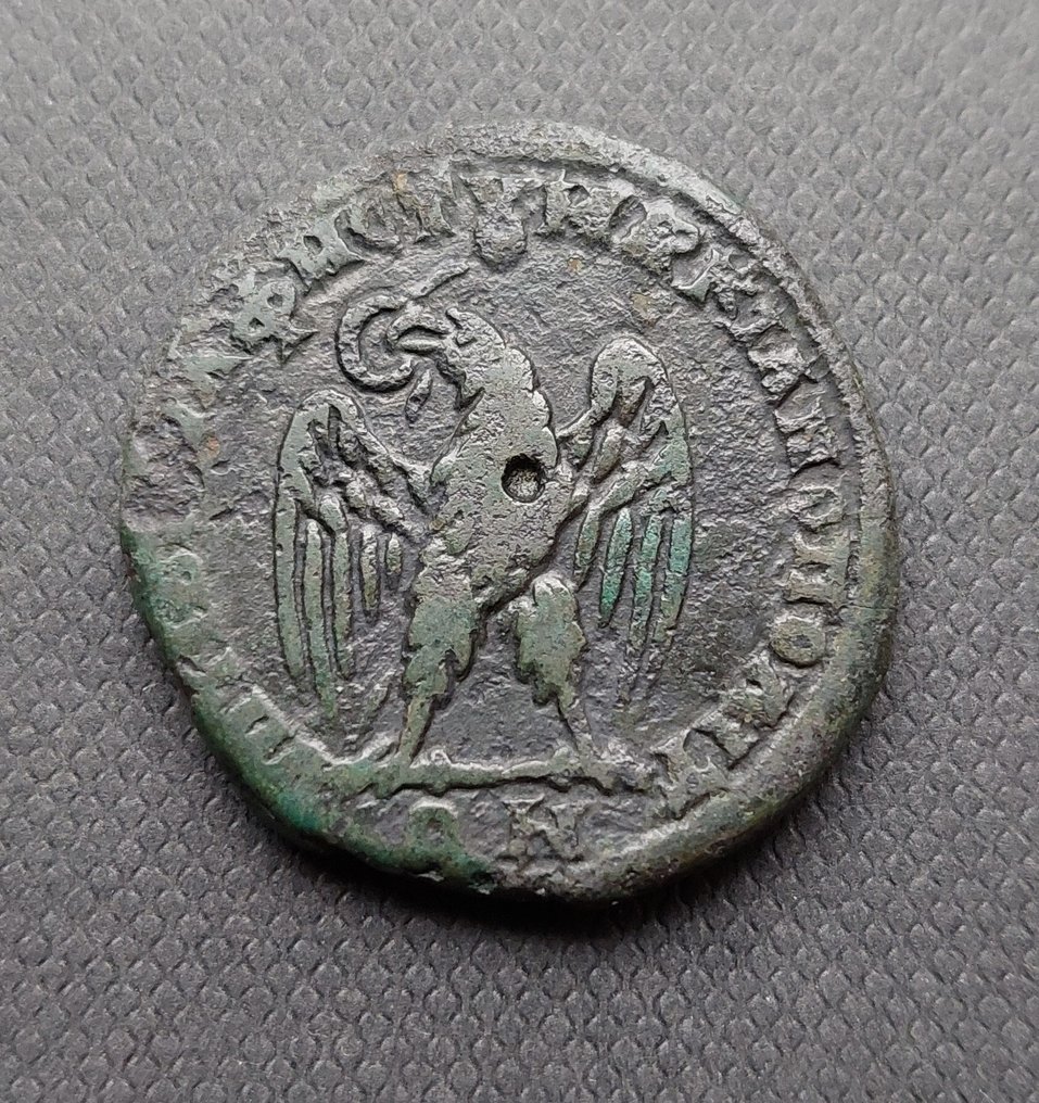 Римская империя (Провинция). Северус Александр (222–235 гг. н. э.). Æ Нижняя Мезия — Марцианополис — орел (без резервной цены) #2.1