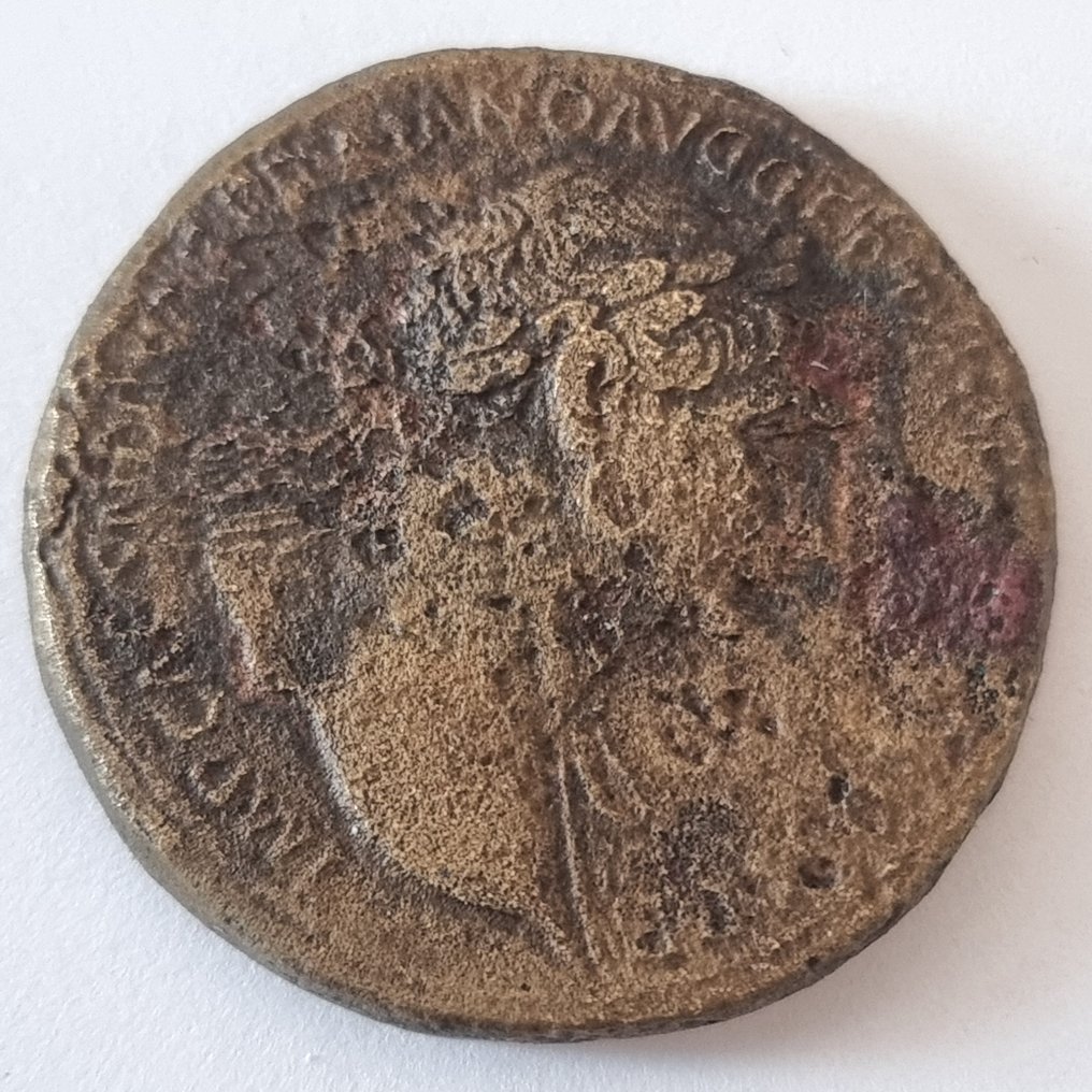 Римская империя. Траян (98–117 гг. н.э.). Lotto di 2 Sesterzi Æ (без резервной цены) #2.1