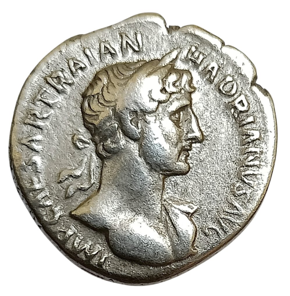 Римская империя. Адриан (117-138 гг. н.э.). Денарий Рим 118 г. н.э. (без резервной цены) #1.1