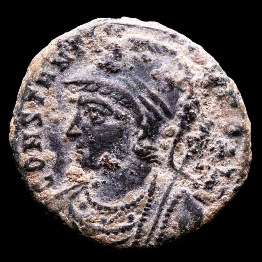 Римская империя. Константин I (306–337 гг. н. э.). Фоллис Константинополис, фонд Константинополя, памятный выпуск (без резервной цены) № 1.1