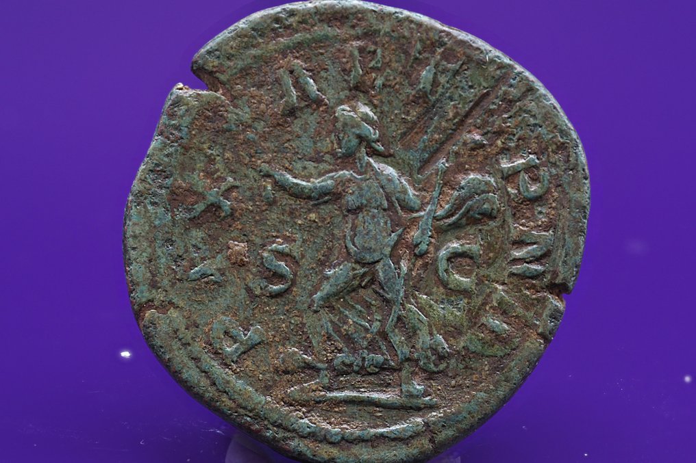 Римская империя. Филипп I (244–249 гг. н. э.). Сестерций Рома - Пакс (без резервной цены) #2.2