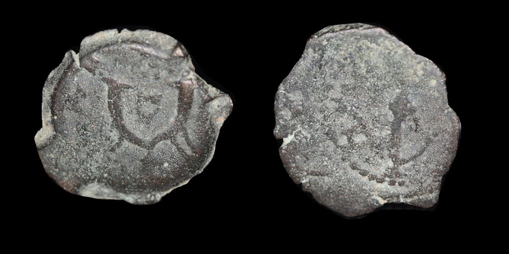 Ирод I Великий (40-4 гг. до н.э.). Монетный двор Прута в Иерусалиме. 37-4 гг. до н.э. - Бесплатная доставка по всему миру (без резервной цены) #1.1