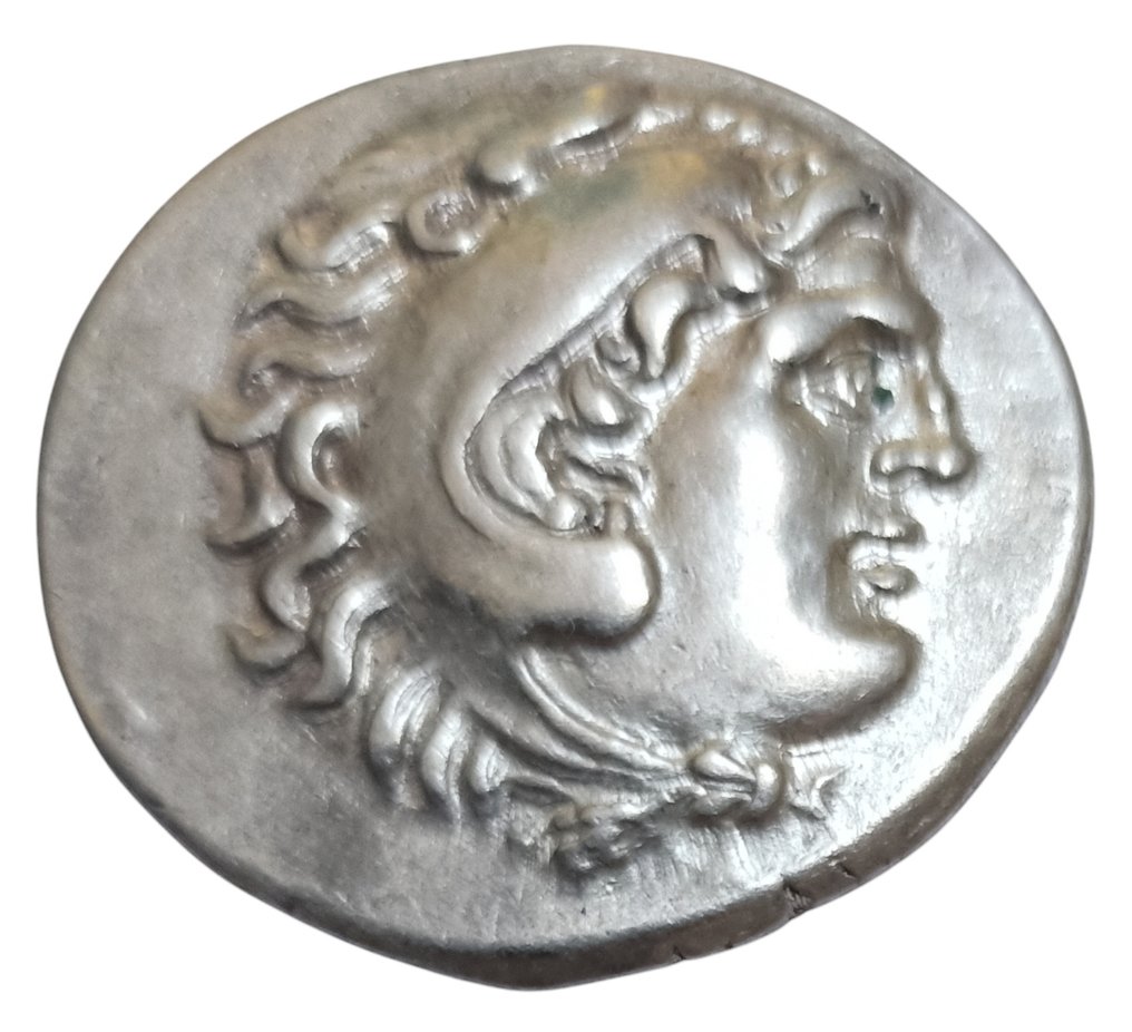Памфилия, Аспендос. Александр III (336–323 до н. э.). Тетрадрахма Аспендос 208-207 гг. до н. э. # 1.1