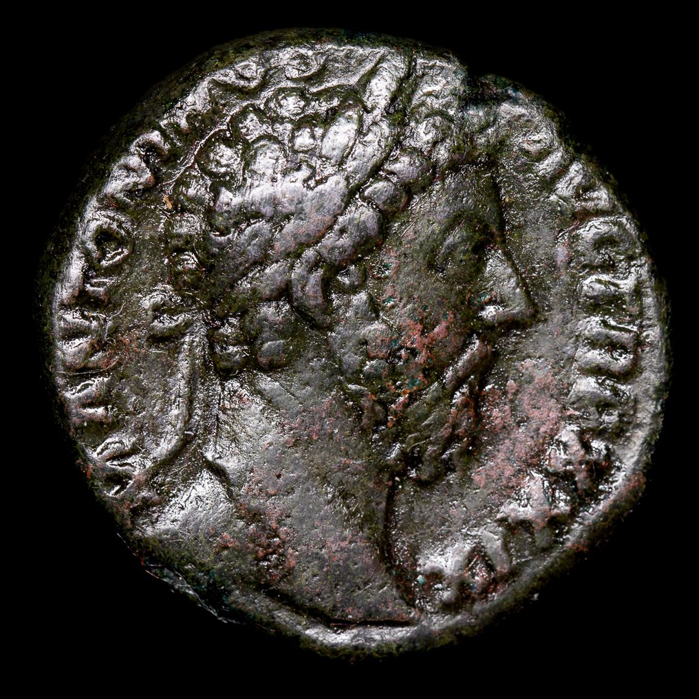 Римская империя. Марк Аврелий (161–180 гг. н.э.). Ас Рома - Модио (без резервной цены) #1.1