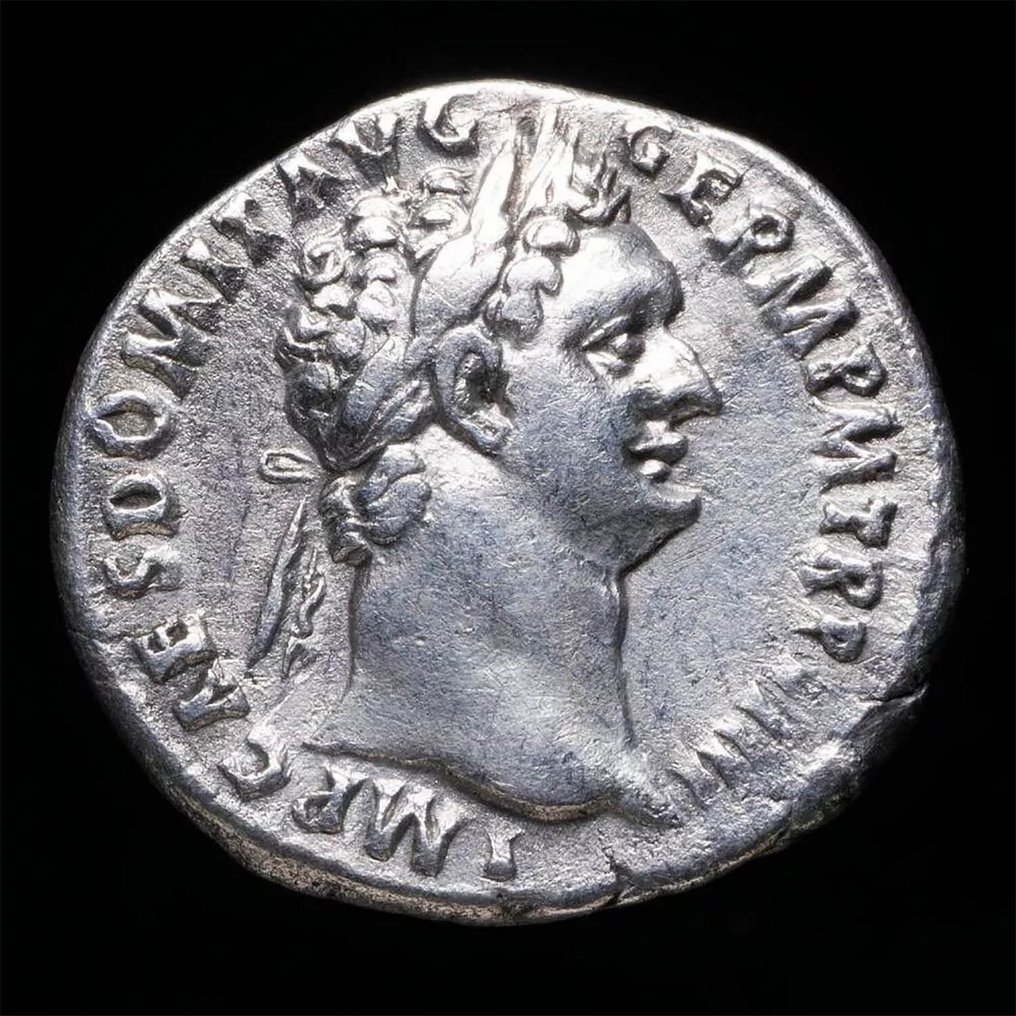 Римская империя. Домициан (81–96 гг. н.э.). Денарий IMP XXI COS XV CENS P P P # 1.1