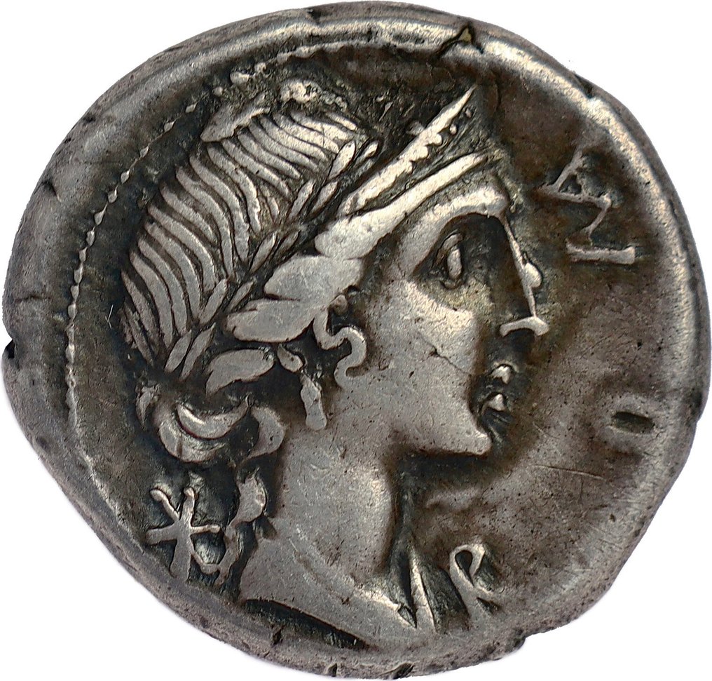Римская республика. Мужчина. Эмилий Лепид, 114–113 гг. до н.э. Денарий Римский монетный двор – 114-113 гг. до н.э. #1.1