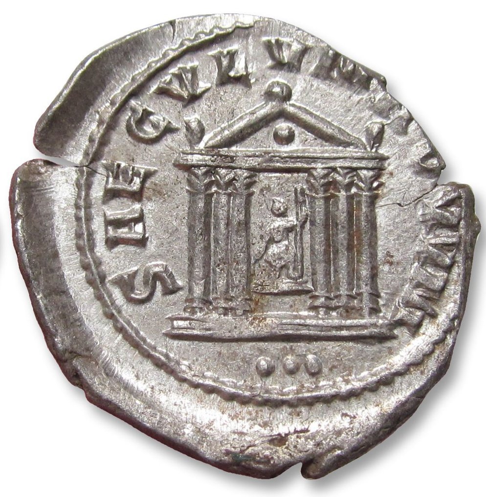Римская империя. Требониан Галл (251–253 гг. н.э.). Монетный двор Антониниан Антиохийский, 3-я официна, около 251–252 гг. Н.э., № 1.1.