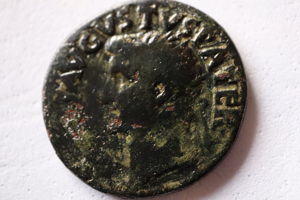 Римская империя. Тиберий (14–37 гг. н.э.). Как Рим - Divus Augustus / Thunderbolt (без резервной цены) # 3.2