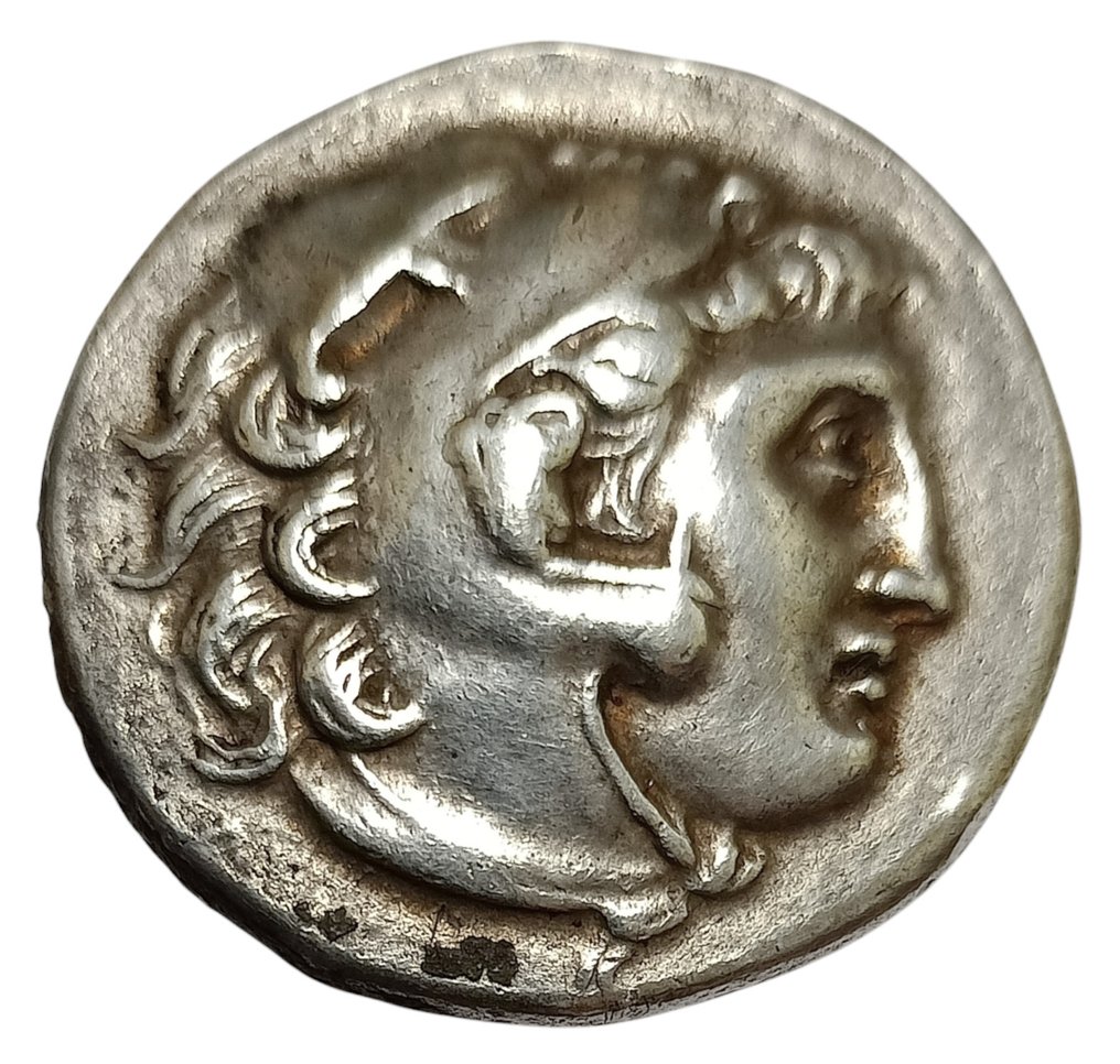 Македония. Александр III (336-323 до н.э.). Тетрадрахма Эолида. Мирина ок. 215-190 до н.э. #1.1