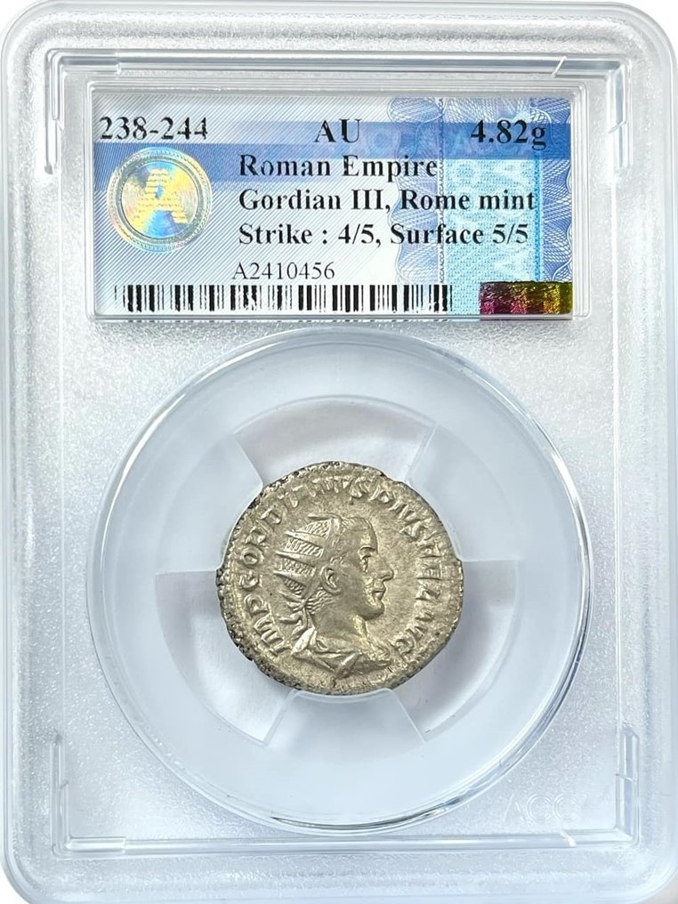 Римская империя. Гордиан III (238-244 гг. н.э.). Антониниан Рим - Аполлон (без резервной цены) #2.1