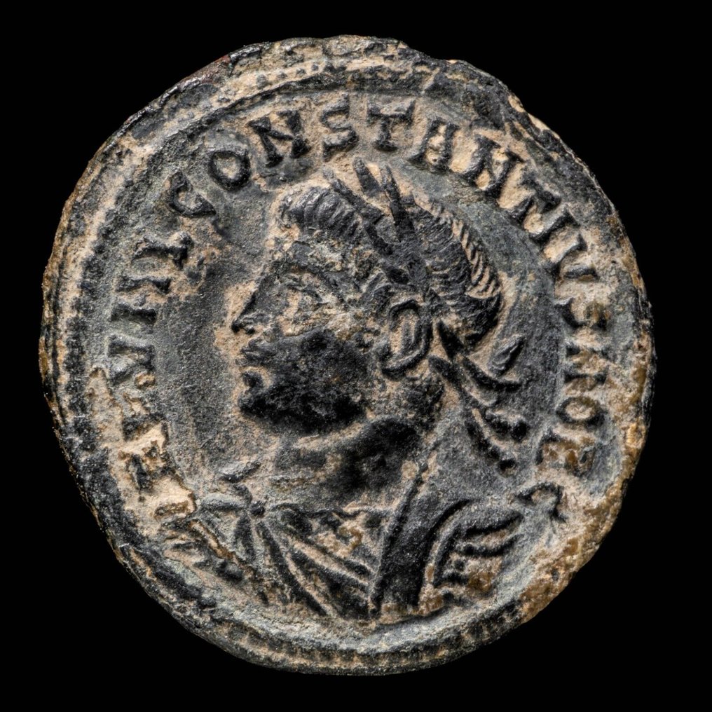 Римская империя. Констанций II (337–361 гг. н. э.). Centenionalis PROVIDENTIAE CAESS, Roma (без резервной цены) #1.1