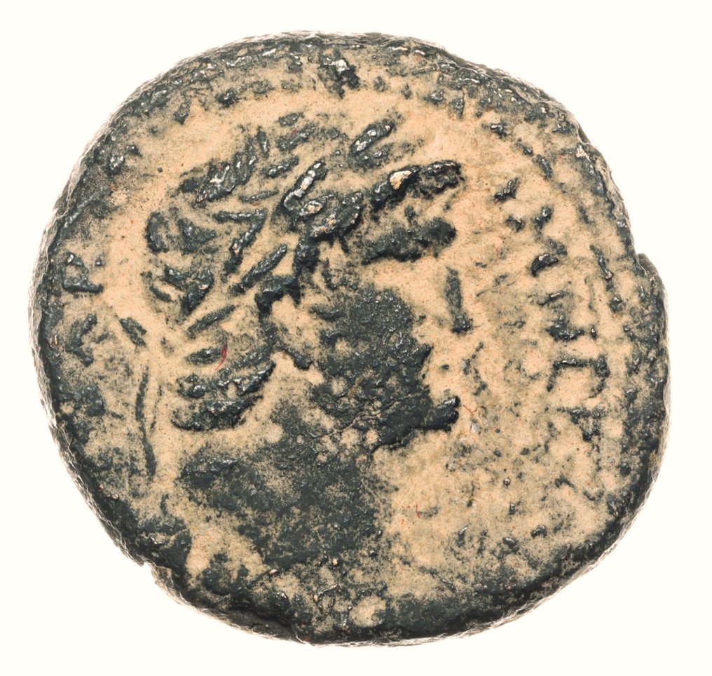 Римская империя (провинциальная). Нерон (54-68 гг. н. э.). Æ Семис Антиохийский 65-66 гг. н. э. / RPC I 4297 (без резервной цены) #1.1