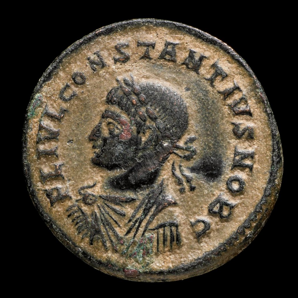 Римская империя. Константин II (337–340 гг. н.э.). Centenionalis PROVIDENTIAE CAESS, Константинопла (без резервной цены) № 1.1