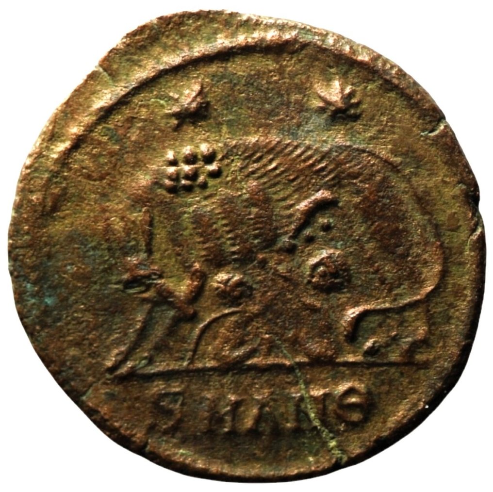Римская империя. Константин I (306–337 гг. н.э.). Памятная серия Фоллиса, Антиохия, около 330–333 гг. н. э. / RIC 91 (без резервной цены) # 1.1
