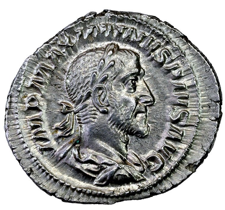 Римская империя. Максимин Фракс (235–238 гг. н. э.). Денарий 235 г. н. э. № 1.1
