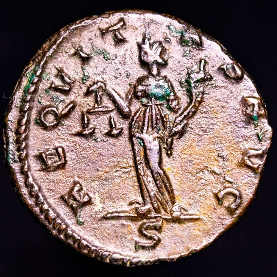Римская империя. Клавдий Готский (268–270 гг. н. э.). Монетный двор Antoninianus Siscia, 269 г. н. э. AEQVITAS AVG (без резервной цены) № 1.1.