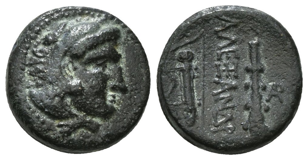 Македония. Александр III (336–323 до н. э.). Æ Сардес (без резервной цены) #1.1